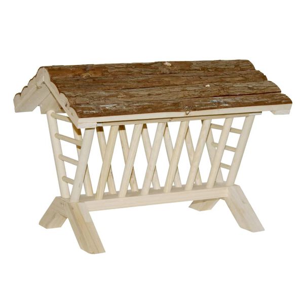 Kerbl Pet Hayrack Nature 45x32x33 cm Wood