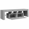 vidaXL TV Cabinet with LED Lights Grey Sonoma 140x36.5x40 cm