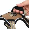 vidaXL Dog Harness with Lead & Collar Adjustable Brown XL