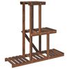 vidaXL Flower Stand 81x25x75.5 cm Solid Wood Fir