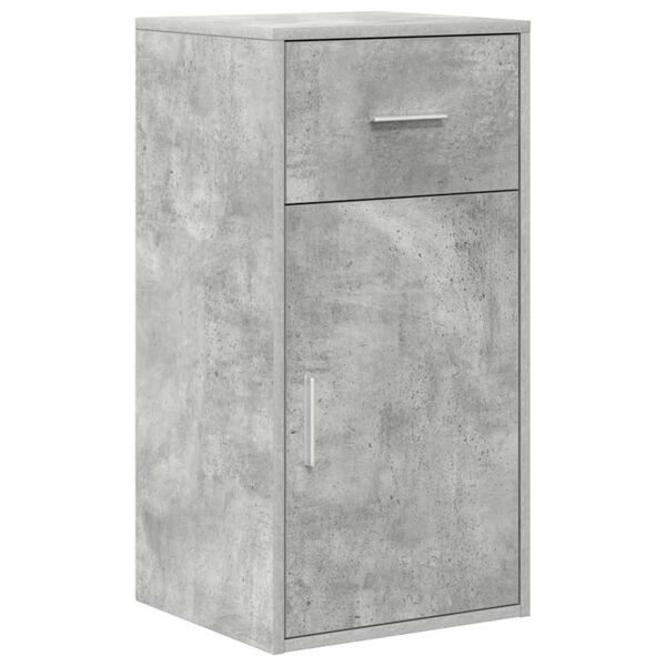 vidaXL Sideboard Concrete grey 38 x 34.5 x 75 cm Engineered wood