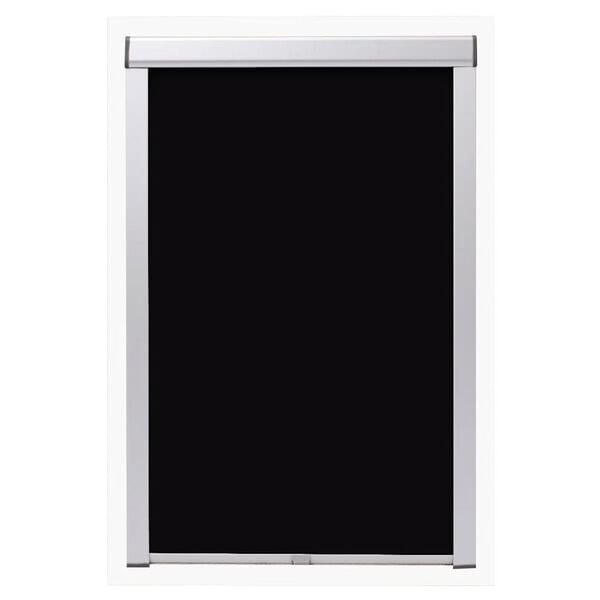 vidaXL Blackout Roller Blind Black CK02