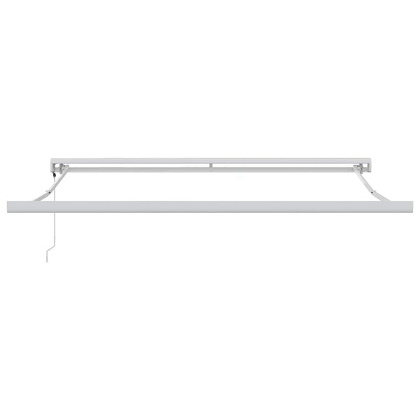 vidaXL Awning Light Grey 350 x 250 x 165 cm Polyester and Aluminium