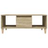 vidaXL Coffee Table Sonoma Oak 90x50x36,5 cm Engineered Wood