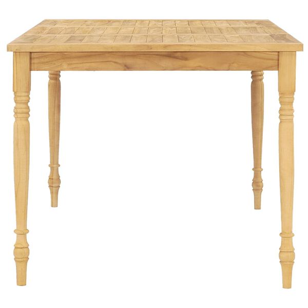 vidaXL 5 Piece Garden Dining Set Solid Teak Wood