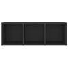 vidaXL TV Cabinets 3 pcs Grey 107x35x37 cm Engineered Wood