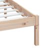 vidaXL Bed Frame without Mattress Double Solid Wood