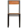 vidaXL Dining Chairs 4 pcs Solid Acacia Wood