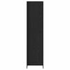 vidaXL Warderobe 2 pcs Black Oak 50 x 50 x 200 cm Engineered Wood