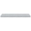 vidaXL Floating Wall Shelves 4 pcs Concrete Grey 80x23.5x3.8 cm MDF