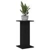 vidaXL Plant Stand 2 pcs Black Oak 30 x 30 x 60 cm Engineered wood