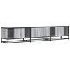 vidaXL TV Cabinet Grey Sonoma 210x35x41 cm Engineered Wood