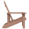 vidaXL Garden Adirondack Chair HDPE Brown