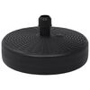 vidaXL Umbrella Base Sand/Water Filled 24 L Black
