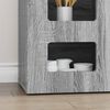 vidaXL Sideboard Grey Sonoma 100 x 35 x 59 cm Engineered Wood