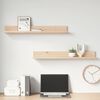 vidaXL Wall Shelves 2 pcs 80x11x9 cm Solid Wood Pine