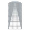 vidaXL Gabion Basket with Cover 1100x50x100 cm Galvanised Iron