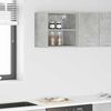 vidaXL Hanging Cabinet Concrete Grey 40 x 29.5 x 40 cm Engineered Wood