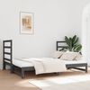vidaXL Pull-out Day Bed without Mattress Grey 2x(90x190) cm