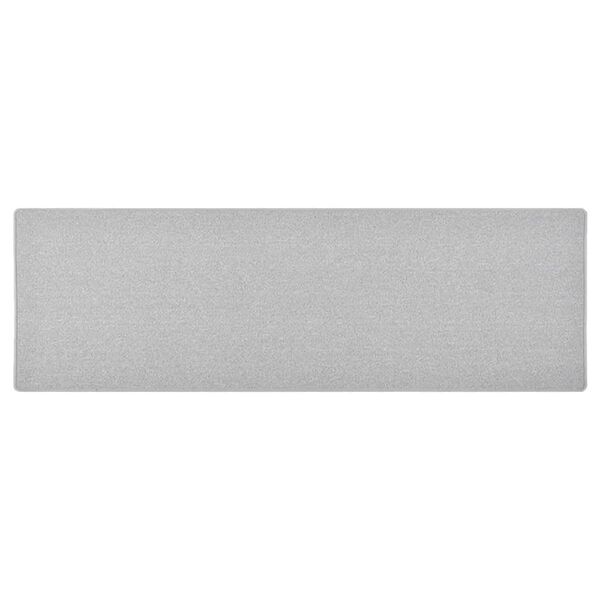 vidaXL Carpet Runner Light Grey 80x250 cm