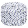 vidaXL Boat Rope White 8 mm 250 m Polypropylene