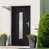 vidaXL Front Door Anthracite 88x200 cm PVC
