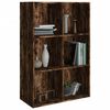 vidaXL Book Cabinet/Sideboard Smoked Oak 66x30x98 cm Engineered Wood