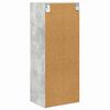 vidaXL Hanging Cabinet with Storage Concrete Grey 40 x 29.5 x 100 cm