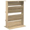 vidaXL Magazine Rack Sonoma Oak 70 x 41 x 96 cm Engineered Wood