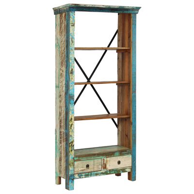 vidaXL Bookcase Solid Reclaimed Wood 80x35x180 cm