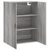 vidaXL Wall Mounted Cabinet Grey Sonoma 69.5x34x90 cm