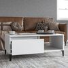vidaXL Coffee Table White 90x50x36.5 cm Engineered Wood