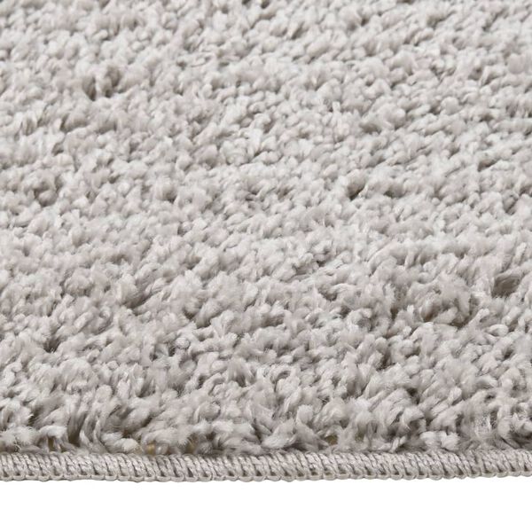 vidaXL Shaggy Rug Light Grey 200x290 cm Anti Slip