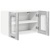 vidaXL Hanging Cabinet with Storage 2 pcs Grey Sonoma 60 x 31 x 40 cm