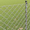 vidaXL Chain Link Fence Silver 25 x 1.2 m Galvanised steel
