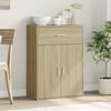 vidaXL Sideboard Sonoma Oak 60x30x84 cm Engineered Wood