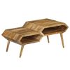 vidaXL Coffee Table Solid Mango Wood 104x50x45 cm