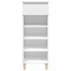 vidaXL Shoe Cabinet White 40x36x105 cm Engineered Wood