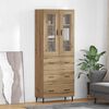 vidaXL Highboard with Drawer 2 pcs Artisan Oak Engineered Wood