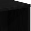 vidaXL Bookcase Black Oak 50 x 25 x 102 cm