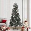 vidaXL Artificial Christmas Tree with 300 LEDs with Stand Green 240 cm