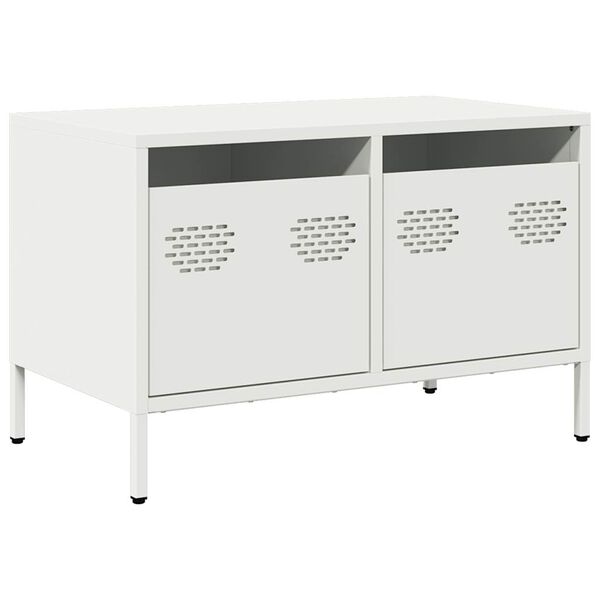 vidaXL TV Cabinet White 68x39x43.5 cm Cold-rolled Steel