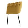 Venture Home Dining Chair Limhamn Velvet Black and Yellow