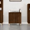 vidaXL Sink Cabinet Brown Oak 58x33x60 cm Engineered Wood