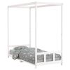 vidaXL Kids Bed Frame White 90x200 cm Solid Wood Pine