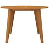 vidaXL Garden Table &Oslash;110x75 cm Solid Wood Acacia