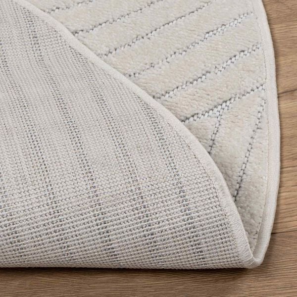 vidaXL Area Rugs Round Cream &Oslash; 200 CM