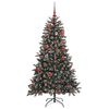vidaXL Artificial Christmas Tree with 150 LEDs with Stand Green 150 cm