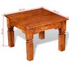 vidaXL Coffee Table Solid Wood 60x60x45 cm