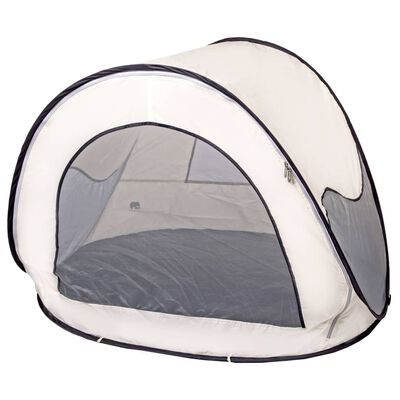 DERYAN Pop-up Beach Tent with Mosquito Net 120x90x80 cm Cream